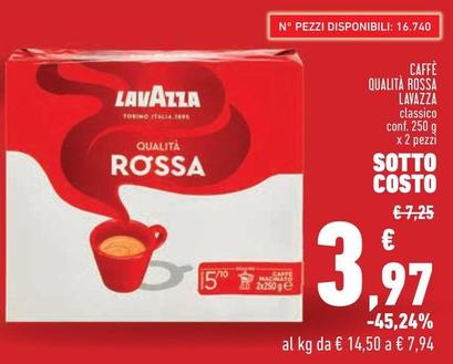 Offerta per Lavazza - Caffè Qualità Rossa a 3,97€ in Conad City