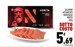 Offerta per Norita - Salmone Affumicato Norvegese a 5,69€ in Conad