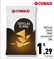 Offerta per Snack a 1,29€ in Conad Superstore
