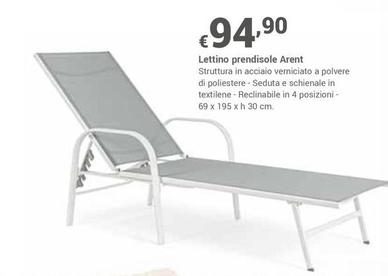 Offerta per Lettino Prendisole Arent a 94,9€ in Progress
