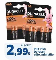 Offerta per Duracell - Pile Plus Stilo, Ministilo a 2,99€ in Sigma