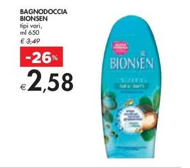 Offerta per Bionsen - Bagnodoccia a 2,58€ in Bennet