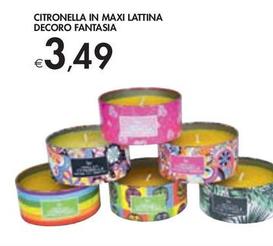 Offerta per Citronella In Maxi Lattina Decoro Fantasia a 3,49€ in Bennet