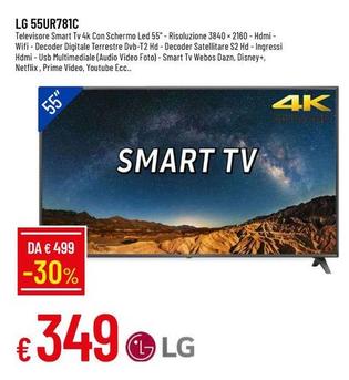 Offerta per Smart tv a 349€ in Iperfamila