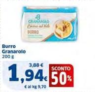 Offerta per Granarolo - Burro a 1,94€ in Sigma