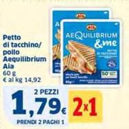 Offerta per Aequilibrium Aia - Petto Di Tacchino/ Pollo a 1,79€ in Sigma
