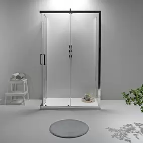 Offerta per Box Doccia Elite Tre Lati 80x120x80 Cm Scorrevole Trasparente a 260,95€ in Brico Bravo