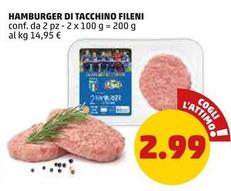 Offerta per Fileni - Hamburger Di Tacchino a 2,99€ in PENNY