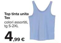Offerta per Tex - Top Tinta Unita a 4,99€ in Carrefour Ipermercati
