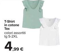 Offerta per Tex - T-Shirt In Cotone a 4,99€ in Carrefour Ipermercati