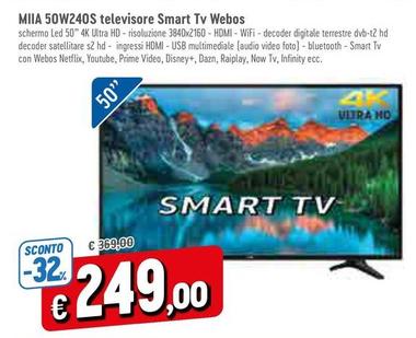Offerta per Miia - 50W240S Televisore Smart Tv Webos a 249€ in Dpiu