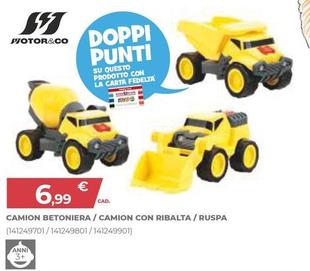 Offerta per Motor&Co - Camion Betoniera a 6,99€ in Toys Center