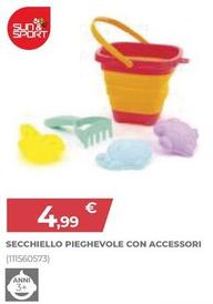 Offerta per Sun & Sport - Secchiello Pieghevole Con Accessori  a 4,99€ in Toys Center