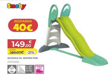Offerta per Smoby - Scivolo XL Water Fun  a 149€ in Toys Center