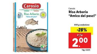 Offerta per Carosio - Riso Arborio "Amico Dei Pesci" a 2€ in Lidl