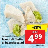 Offerta per Gastronomia Di Mare - Tranci Di Filetto Di Baccalà Salati a 4,99€ in Lidl