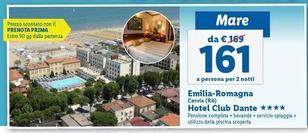 Offerta per Hotel Club Dante a 161€ in Lidl