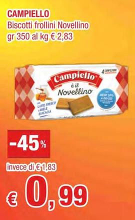Offerta per Campiello - Biscotti Frollini Novellino a 0,99€ in Crai