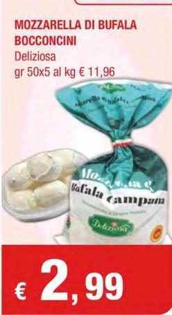 Offerta per Deliziosa - Mozzarella Di Bufala Bocconcini a 2,99€ in Crai