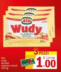 Offerta per  Aia - Wudy Würstel Classico Snack  a 1€ in Crai
