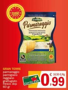 Offerta per  Gran Terre - Parmareggio Parmigiano Reggiano Fesco DOP  a 0,99€ in Crai