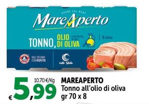 Offerta per Mare Aperto - Tonno All'Olio Di Oliva a 5,99€ in Carrefour Express