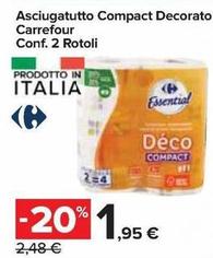 Offerta per Carrefour - Asciugatutto Compact Decorato a 1,95€ in Carrefour Express