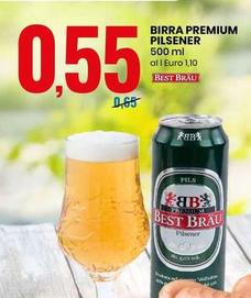 Offerta per Birra a 0,55€ in Eurospin