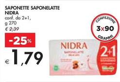 Offerta per  Nidra - Saponette Saponelatte a 1,79€ in Bennet