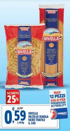 Offerta per Divella - Pasta Di Semola a 0,59€ in Sigma