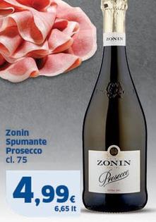 Offerta per Zonin - Spumante Prosecco a 4,99€ in Sigma
