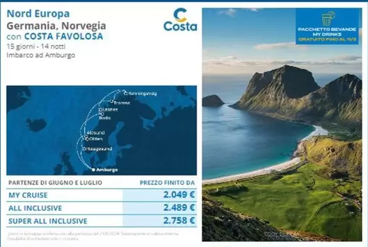 Offerta per Costa - Viaggi  a 2049€ in Welcome Travel