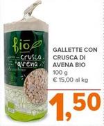 Offerta per Gallette Con Crusca Di Avena Bio a 1,5€ in Todis