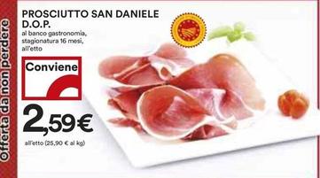 Offerta per Prosciutto San Daniele D.O.P. a 2,59€ in Coop