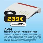 Offerta per Avm - Modem Router FRITZ!BOX 7590 a 239€ in Euronics