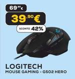 Offerta per Logitech - Mouse Gaming-G502 Hero a 39,9€ in Euronics