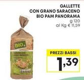 Offerta per Pam - Panorama Gallette Con Grano Saraceno Bio a 1,39€ in Pam