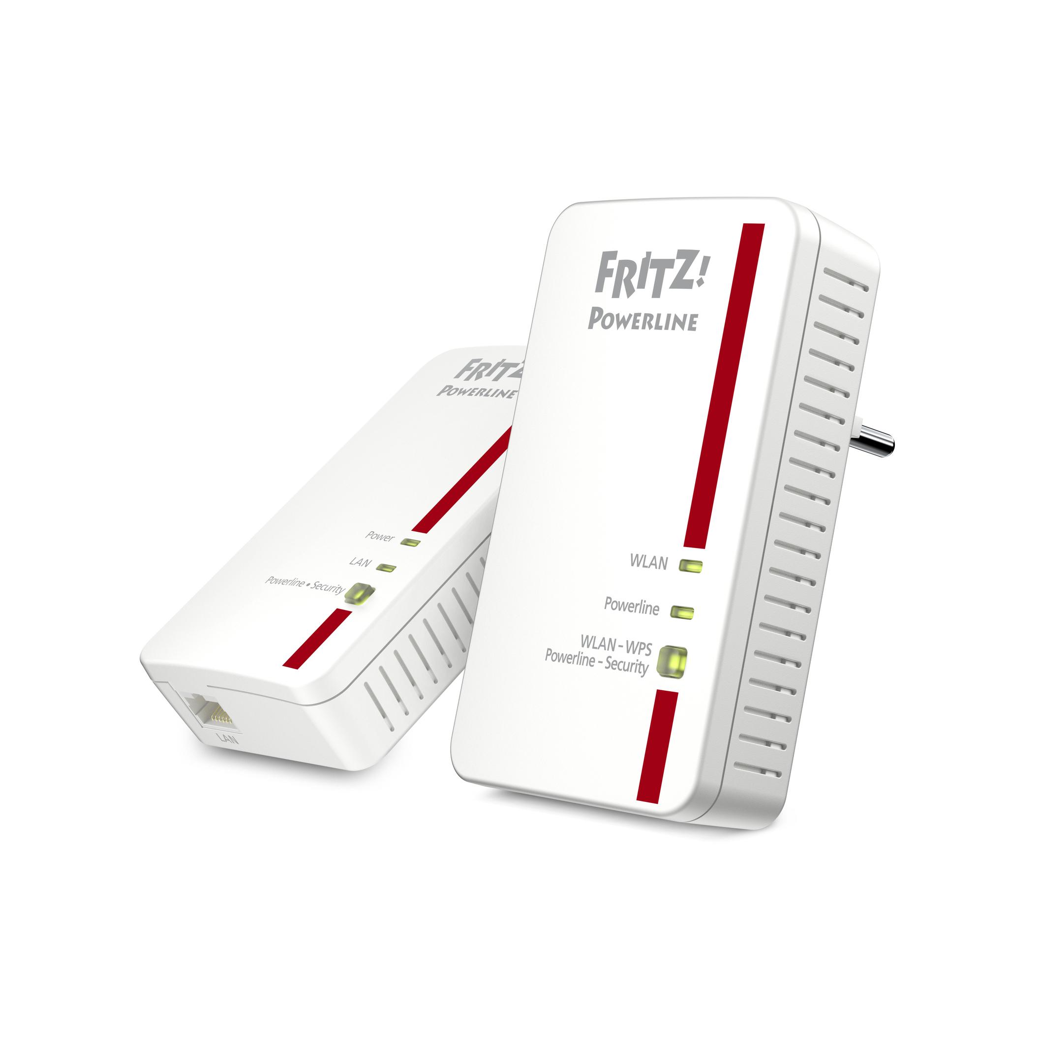 Offerta per Avm - FRITZ! Powerline 1240E WLAN 1200 Mbit/s Collegamento ethernet LAN Wi-Fi Rosso, Bianco 2 pezzo(i) a 124,9€ in Comet