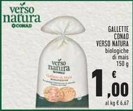 Offerta per Conad - Gallette Verso Natura a 1€ in Conad