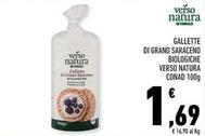Offerta per Conad - Gallette Di Grano Saraceno Biologiche Verso Natura a 1,69€ in Conad