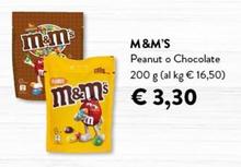 Offerta per M&M's - Peanut O Chocolate a 3,3€ in Pam Local