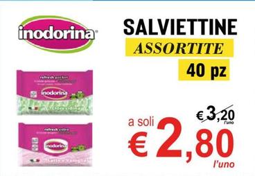 Offerta per Inodorina - Salviettine a 2,8€ in Alfa Tec