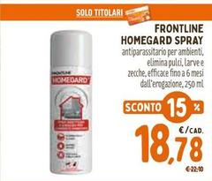 Offerta per Fontline - Homegard Spray a 18,78€ in Pet Store Conad