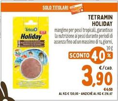 Offerta per Tetra - Tetramin Holiday a 3,9€ in Pet Store Conad