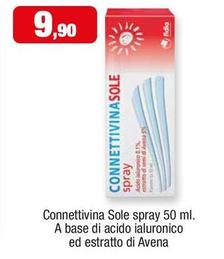 Offerta per Sole - Connettivina  Spray A Base Di Acido Ialuronico Ed Estratto Di Avena a 9,9€ in Eufarma