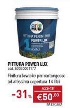 Offerta per Lux - Arle - Pittura Power a 50€ in Zanutta