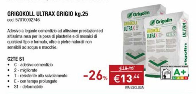 Offerta per Tempo - Grigio - Grigokull Ultrax a 13,44€ in Zanutta