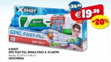 Offerta per Xshot -  Epic Fast Fill Spara Fino A 10 Metri a 19,99€ in G di Giochi