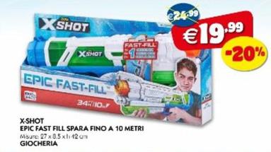 Offerta per Xshot -  Epic Fast Fill Spara Fino A 10 Metri a 19,99€ in Giocheria