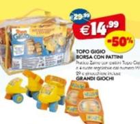 Offerta per Grandi giochi - Topo Gigio Borsa Con Patini a 14,99€ in Giocheria